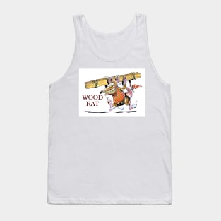 Wood butcher on the move. Tank Top